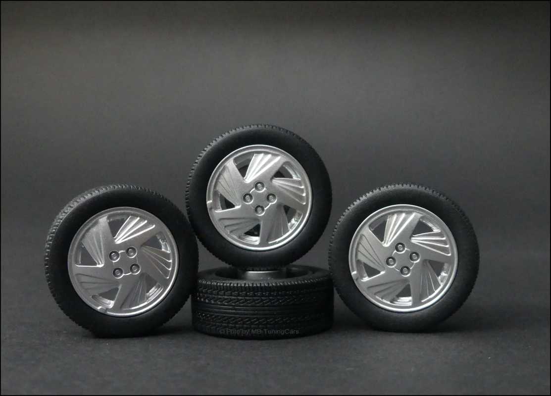 1:18 Opel Astra GSI Felgensatz